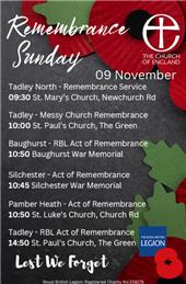 Remembrance Sunday 09.11.25